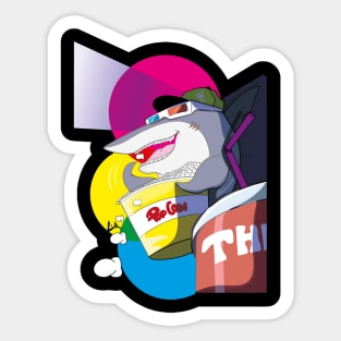 Cinema Shark Sticker